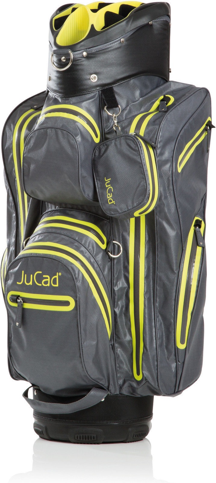 Golfbag Jucad Aquastop Grey-Yellow Golfbag