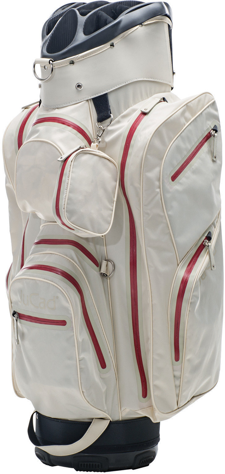 Чантa за голф Jucad Aquastop Beige/Red Чантa за голф