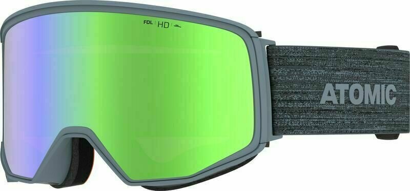 Skibriller Atomic Four Q HD Grey/Green HD Skibriller