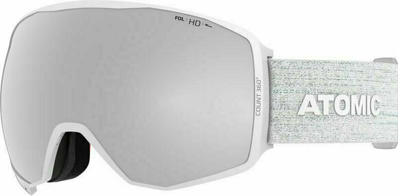 Óculos de esqui Atomic Count 360° HD White/Silver HD Óculos de esqui - 1