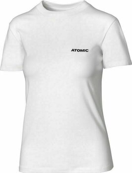 T-shirt/casaco com capuz para esqui Atomic W Alps White XS T-Shirt - 1