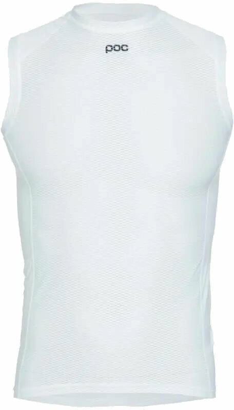 Cycling jersey POC Essential Layer Vest Hydrogen White S