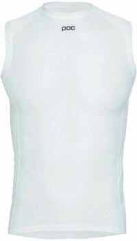 Велосипедна тениска POC Essential Layer Vest Hydrogen White S - 1