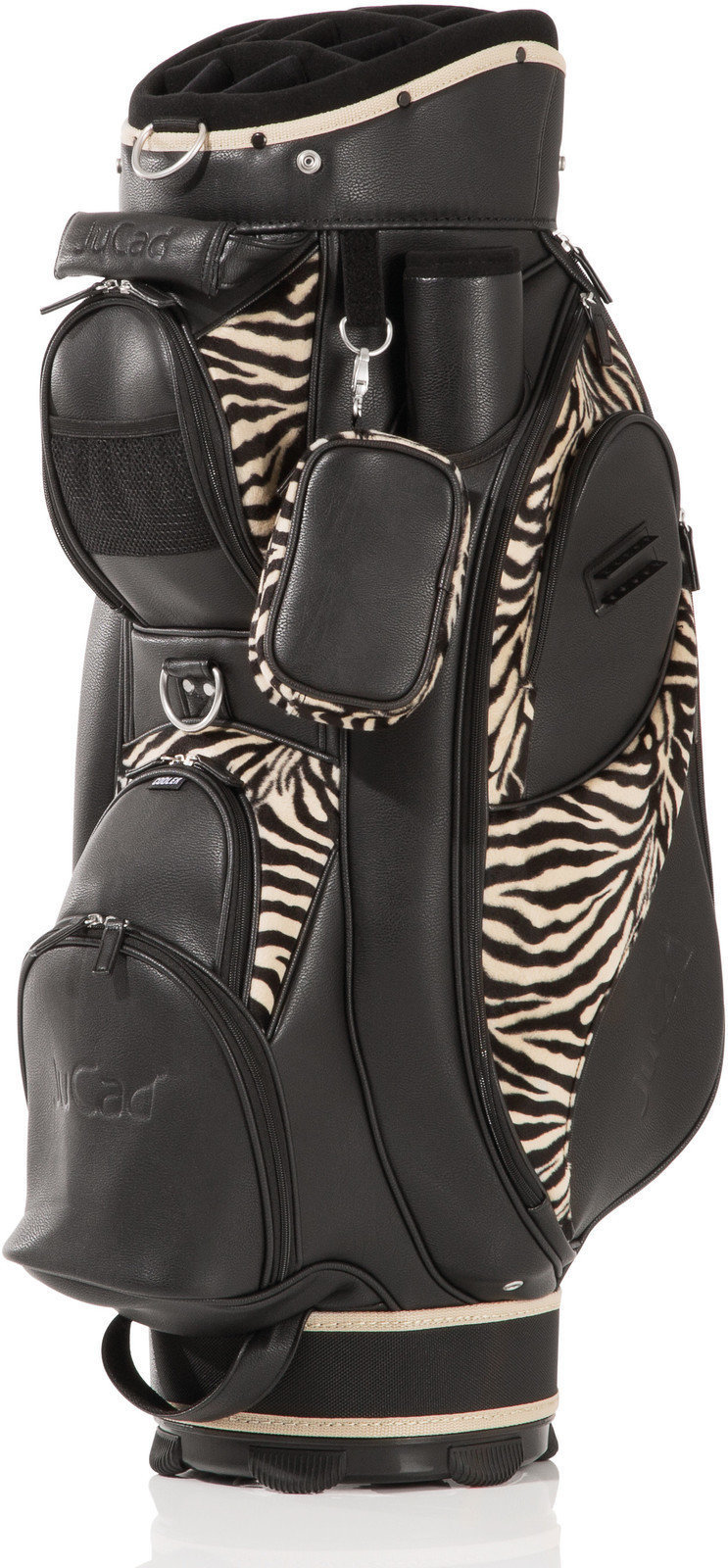Golfbag Jucad Style Black/Zebra Cart Bag