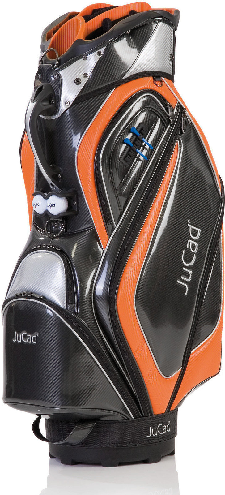 Golf torba Cart Bag Jucad Professional Črna-Oranžna Golf torba Cart Bag