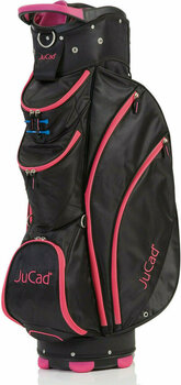 Borsa da golf Cart Bag Jucad Spirit Black/Zipper Pink Borsa da golf Cart Bag - 1