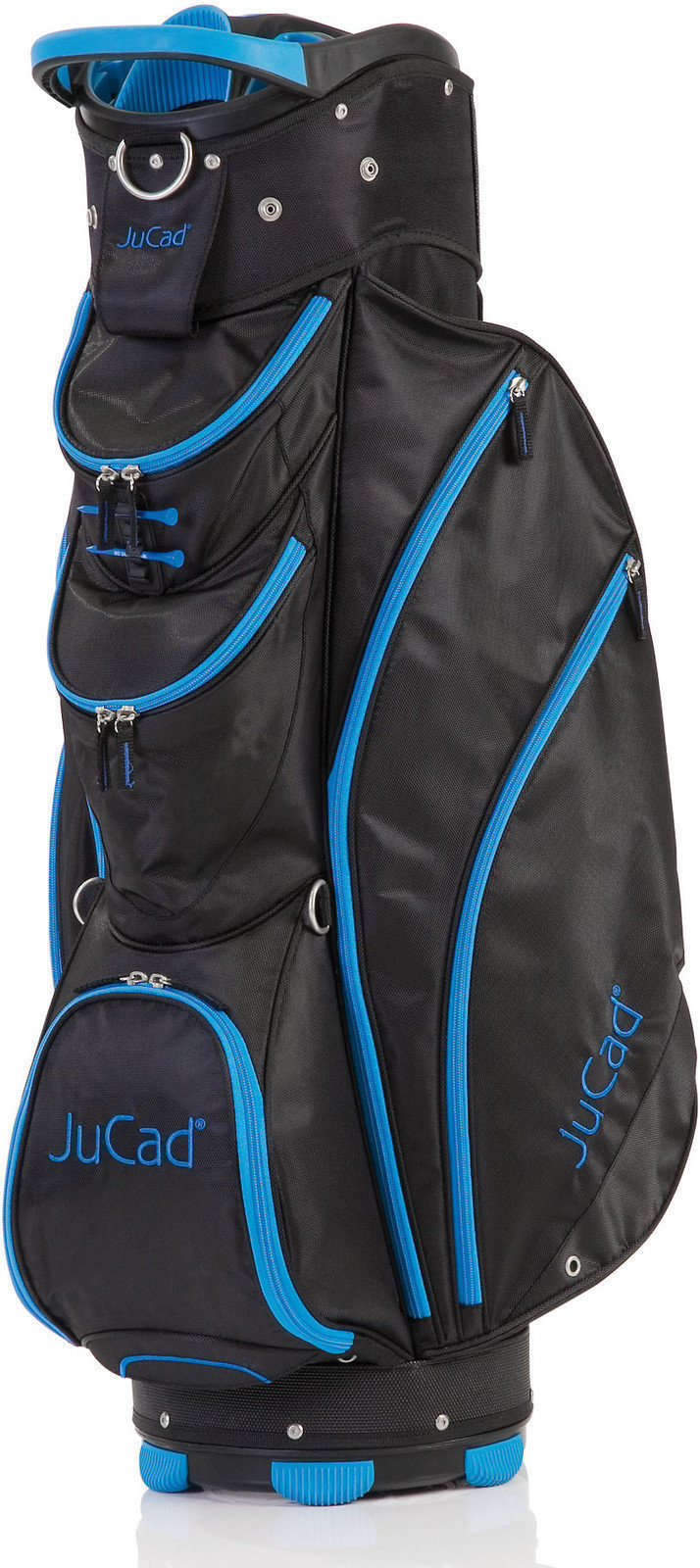 Golf torba Jucad Spirit Black/Zipper Blue Golf torba