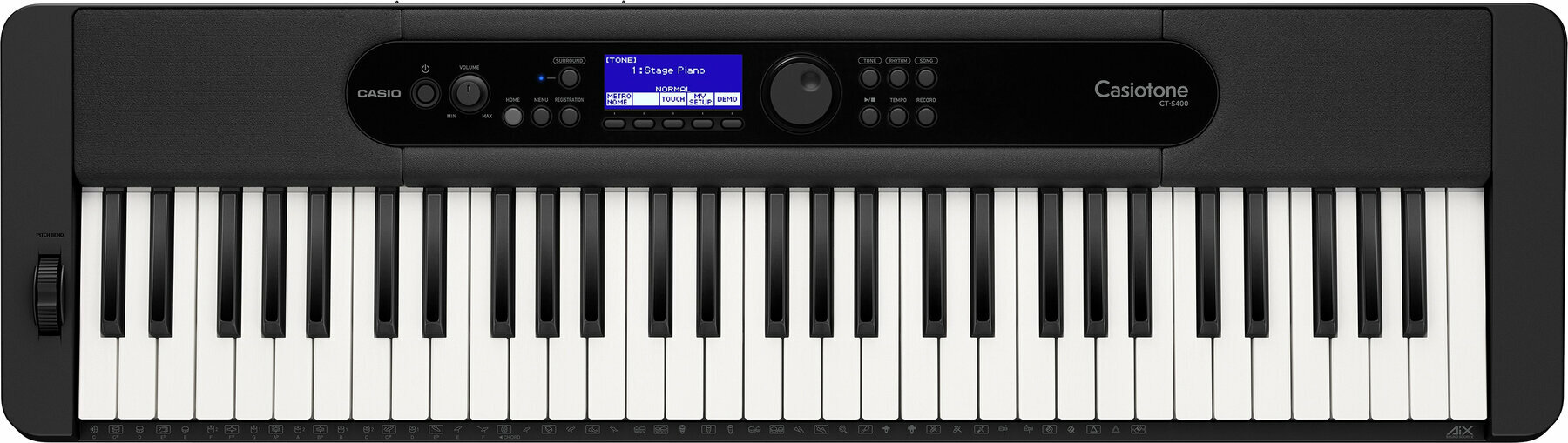 Keyboard mit Touch Response Casio CT-S400 (Nur ausgepackt)