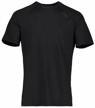 Odzież kolarska / koszulka POC Light Merino Tee Uranium Black XL - 1