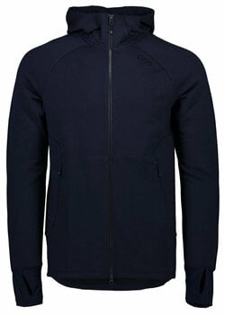 Odzież kolarska / koszulka POC Merino Zip Hood Turmaline Navy XL - 1