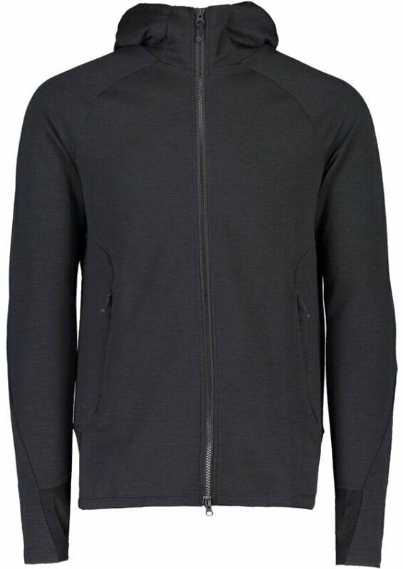 Odzież kolarska / koszulka POC Merino Zip Hood Bluza z kapturem Uranium Black M