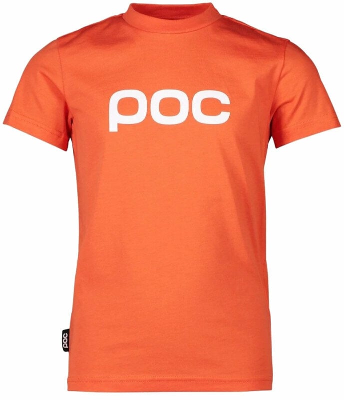 Cycling jersey POC Tee Jr T-Shirt Zink Orange 130