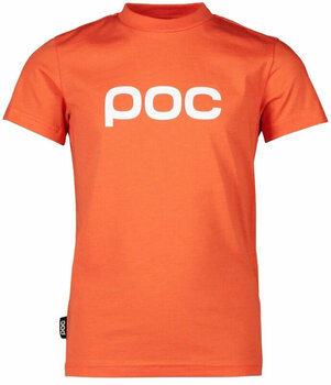 Camisola de ciclismo POC Tee Jr T-Shirt Zink Orange 140 - 1