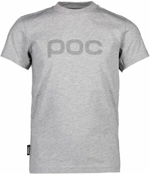 Camisola de ciclismo POC Tee Jr T-Shirt Grey Melange 130 - 1