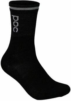 Чорапи за колоездене POC Thermal Grey/Uranium Black S Чорапи за колоездене - 1