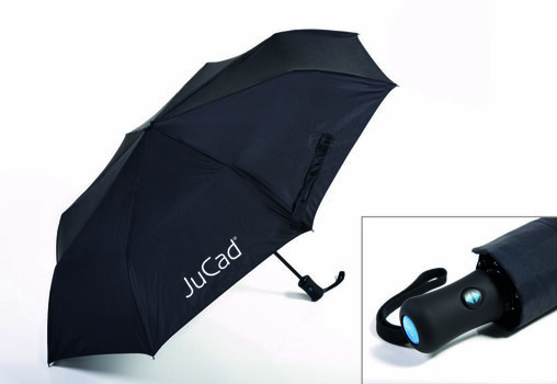 Umbrella Jucad Pocket Umbrella Black - 1