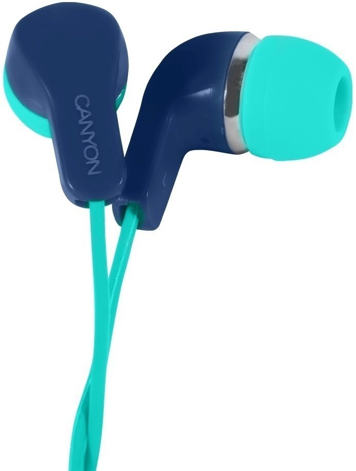 Ecouteurs intra-auriculaires Canyon CNS-CEPM02GBL Vert-Bleu