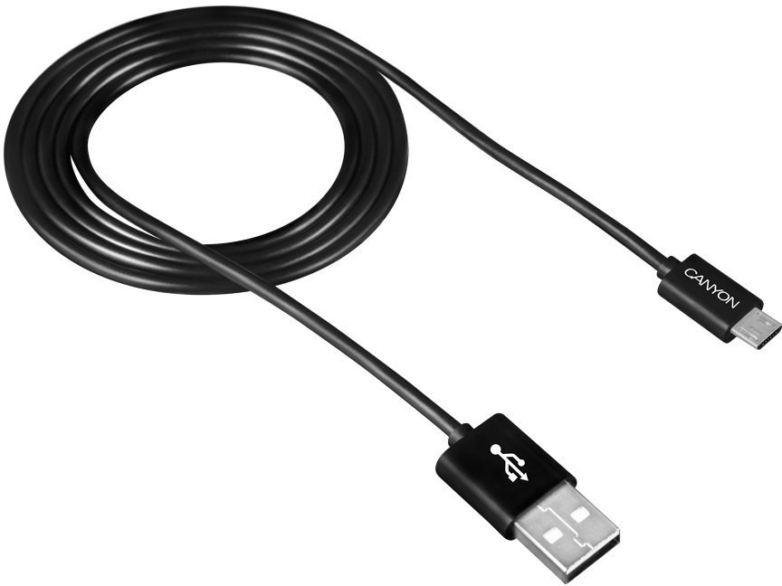 Καλώδιο USB Canyon CNE-USBM1B Μαύρο χρώμα 100 cm Καλώδιο USB