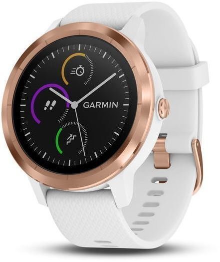 Smart hodinky Garmin vívoactive 3 White Silicone/Rose Gold