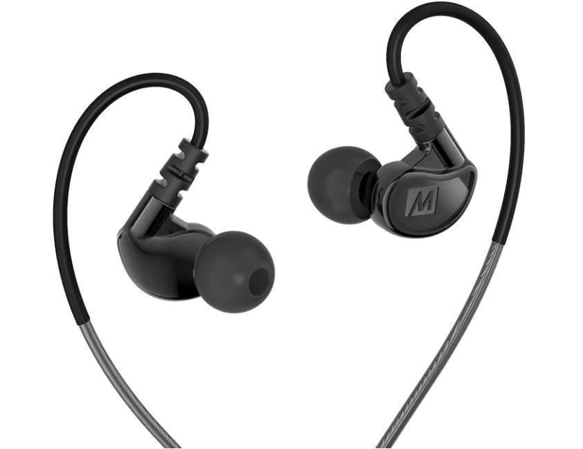 Ear Loop headphones MEE audio M6 2nd Gen Black