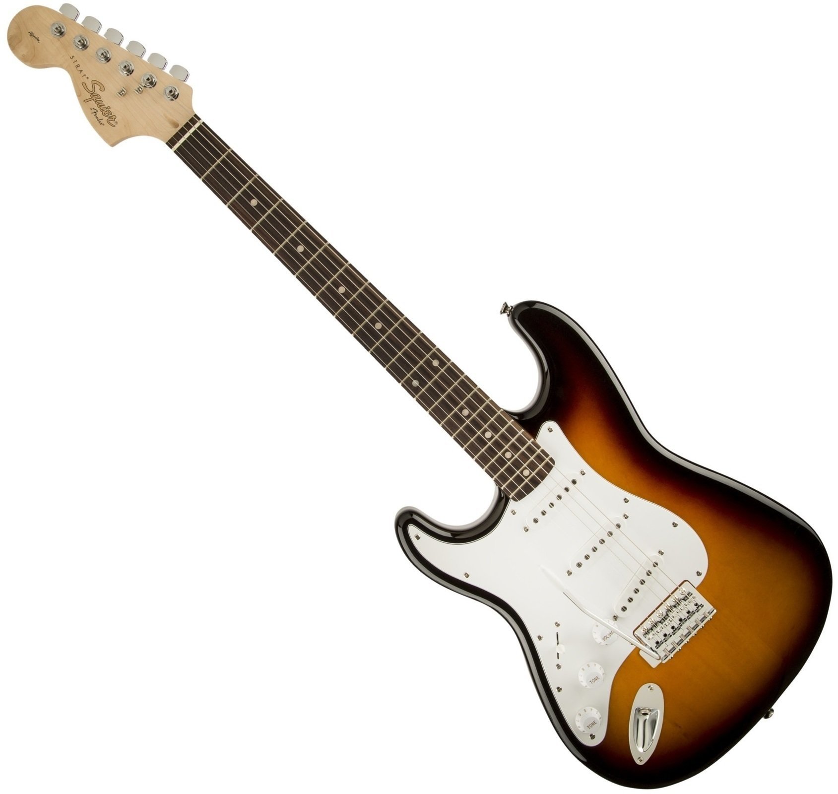 Електрическа китара Fender Squier Affinity Series Stratocaster LH Brown Sunburst