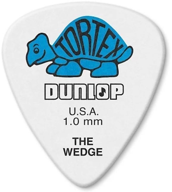 Palheta Dunlop 424P 1.0 Tortex Wedge 12 Palheta