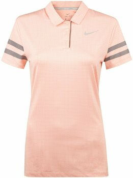 Rövid ujjú póló Nike Dri-Fit Printed Női Golfpóló Storm Pink/Anthracite/White S - 1