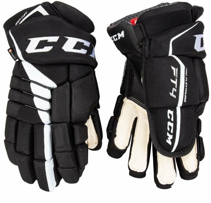 Хокей > Протектори за хокей > Ръкавици за хокей на лед CCM Ръкавици за хокей JetSpeed FT4 JR 11 Black/White