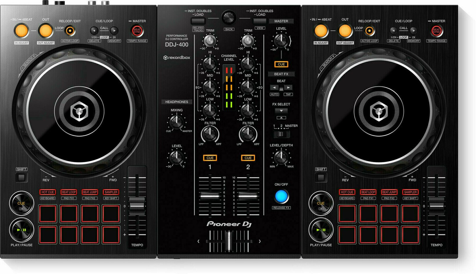 Pioneer DDJ-400 ブラック×ゴールド　Dj コントローラー Amazon | Pioneer DJ DJコントローラー(DDJ-400)。 ブラック