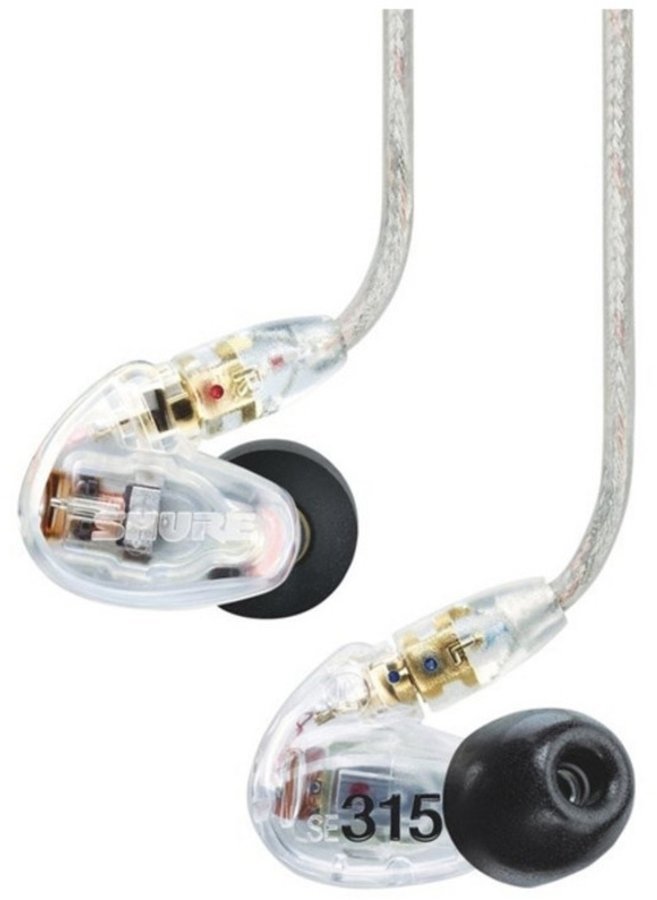 Ecouteurs intra-auriculaires Shure SE315-CL-EFS Sound Isolating Earphones