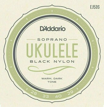 Strings for soprano ukulele D'Addario EJ53S - 1