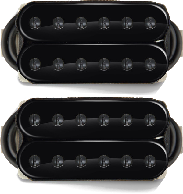 Bare Knuckle Pickups Warpig Humbucker Black Open Set Black - Muziker