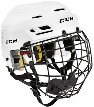 Hockey Helmet CCM Tacks 210 Combo SR White M Hockey Helmet - 1