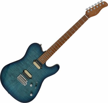Elektromos gitár Sire Larry Carlton T7 FM Transparent Blue - 1
