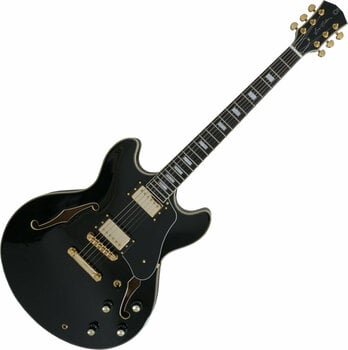 Semi-Acoustic Guitar Sire Larry Carlton H7 Black - 1