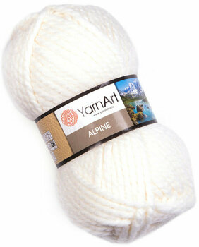 Νήμα Πλεξίματος Yarn Art Alpine 330 White - 1