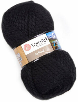 Νήμα Πλεξίματος Yarn Art Alpine 331 Black Νήμα Πλεξίματος - 1