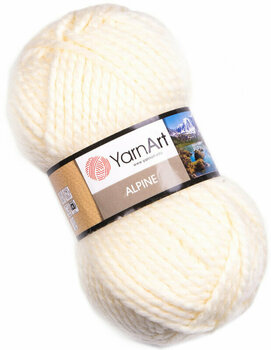 Fios para tricotar Yarn Art Alpine 333 Cream - 1