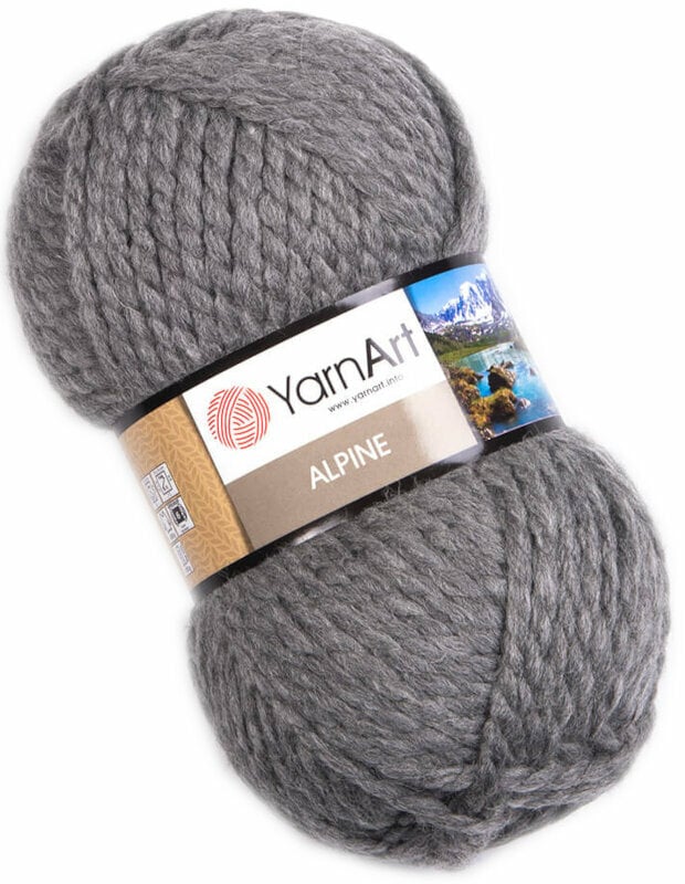 Pređa za pletenje Yarn Art Alpine 344 Gray