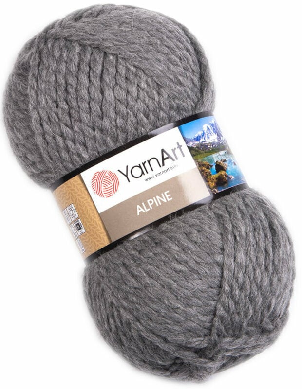 Knitting Yarn Yarn Art Alpine 344 Gray Knitting Yarn