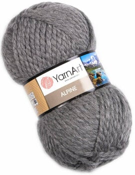 Knitting Yarn Yarn Art Alpine 344 Gray - 1