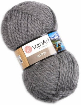 Przędza dziewiarska Yarn Art Alpine 344 Gray - 1