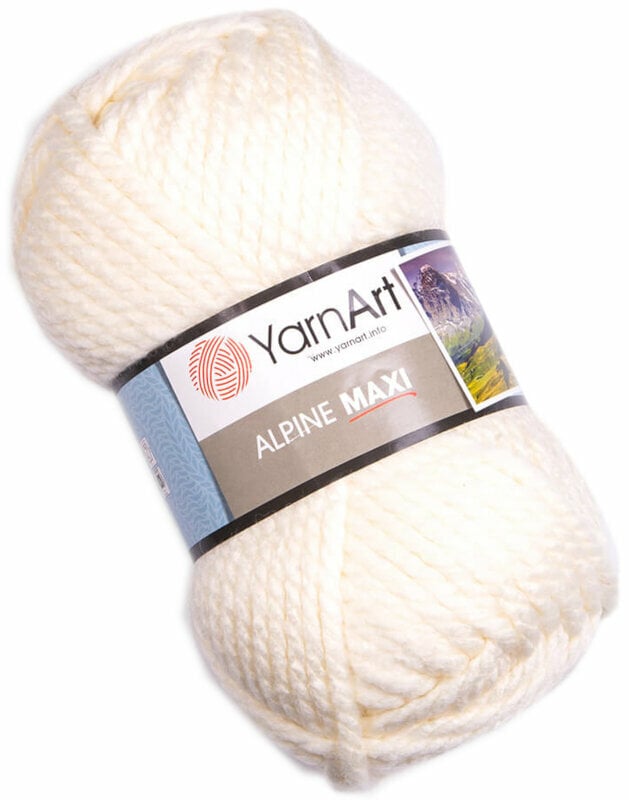 Fil à tricoter Yarn Art Alpine Maxi 662 Cream Fil à tricoter