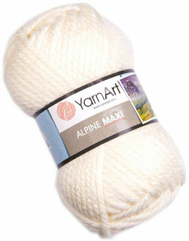 Hilo de tejer Yarn Art Alpine Maxi 662 Cream Hilo de tejer - 1