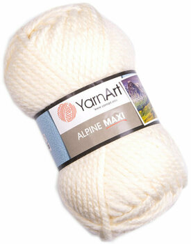 Strickgarn Yarn Art Alpine Maxi 662 Cream Strickgarn - 1