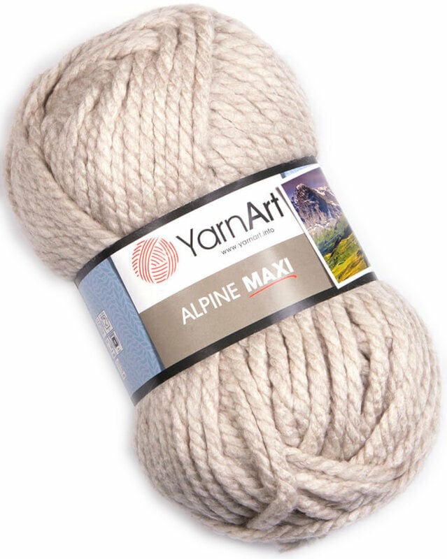 Knitting Yarn Yarn Art Alpine Maxi 665 Beige