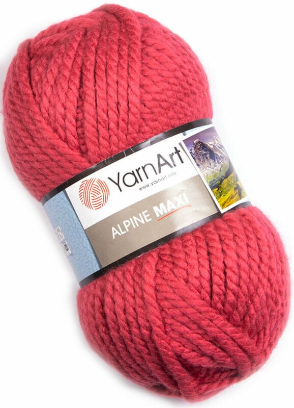 Knitting Yarn Yarn Art Alpine Maxi 672 Light Red