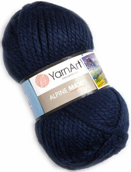 Przędza dziewiarska Yarn Art Alpine Maxi 674 Navy Blue - 1