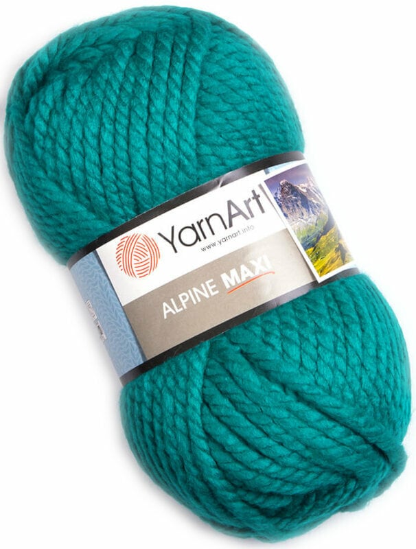 Плетива прежда Yarn Art Alpine Maxi Плетива прежда 675 Turquoise
