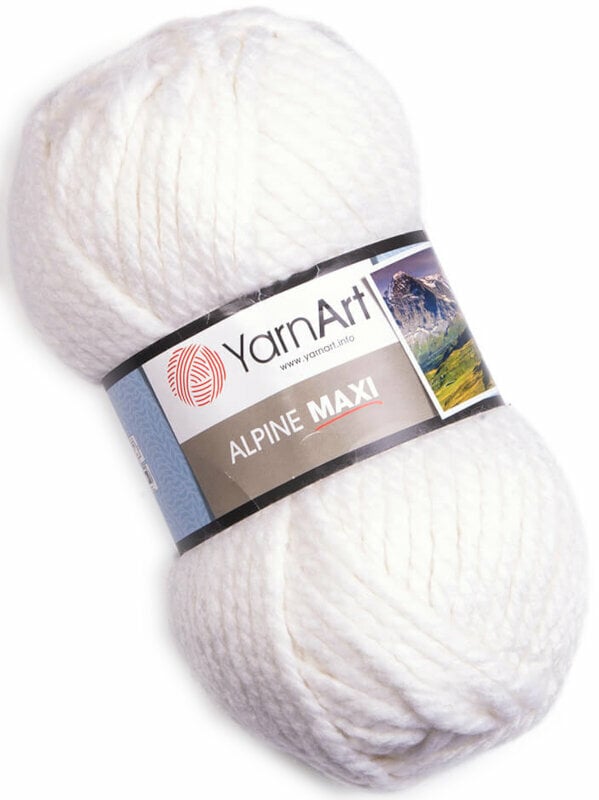 Knitting Yarn Yarn Art Alpine Maxi 676 Optic White